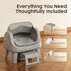 The Self-Cleaning Litter Box