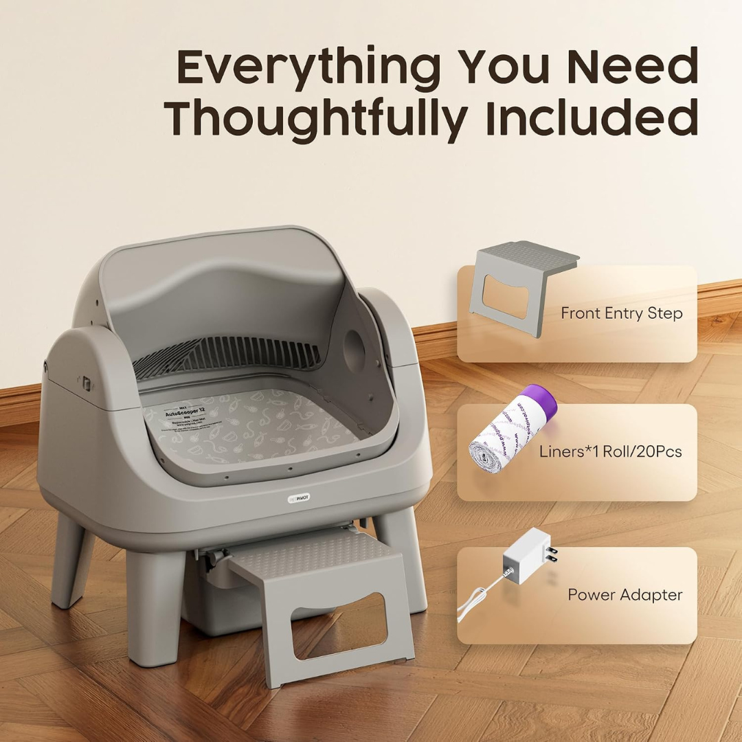 The Self-Cleaning Litter Box