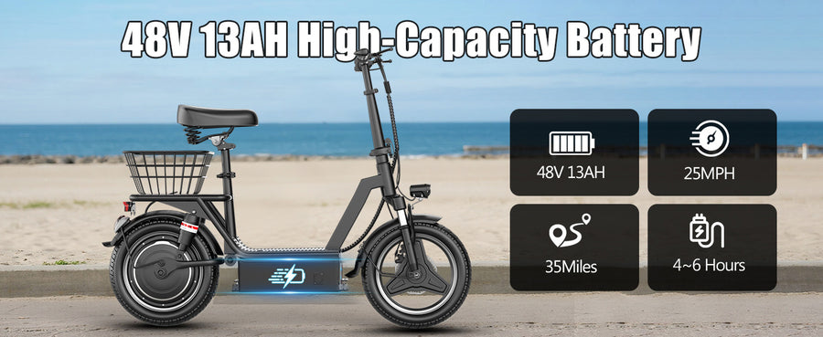48V 13Ah High-Capacity Battery